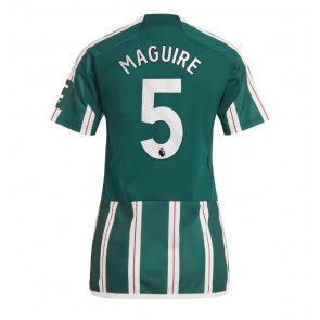 Manchester United Harry Maguire #5 Replica Away Stadium Shirt for Women 2023-24 Short Sleeve